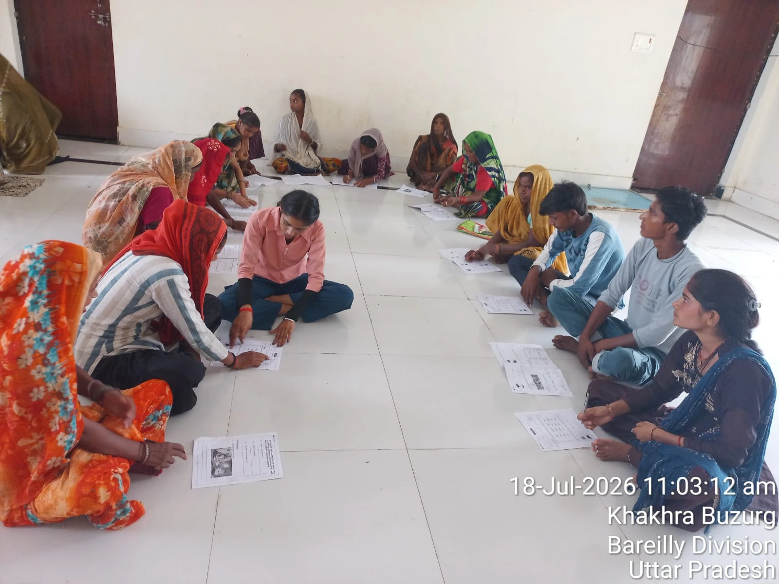 Adult literacy program